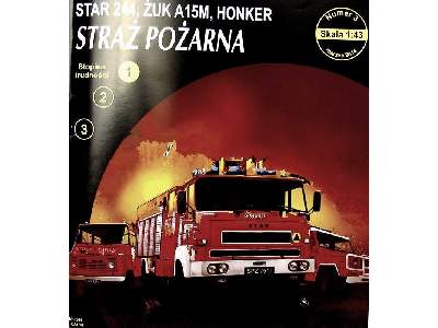 STRAŻ POŻARNA. Star 244, Żuk A15M, Honker - zdjęcie 2