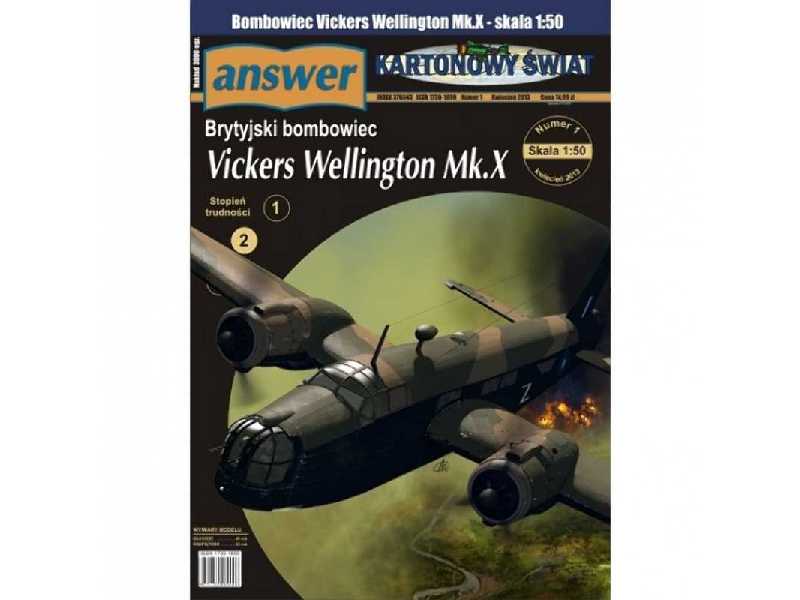 Brytyjski bombowiec Vickers Wellington Mk. X - zdjęcie 1 Brytyjski bombowiec Vickers Wellington Mk. X - zdjęcie 1