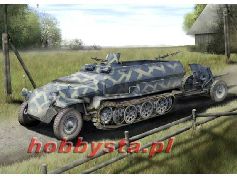 Sd.Kfz.251 Rivetted Version + 3.7cm PaK 35/36 - zdjęcie 1 Sd.Kfz.251 Rivetted Version + 3.7cm PaK 35/36 - zdjęcie 1