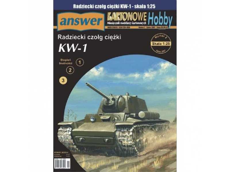Radziecki czołg ciężki KW-1 - zdjęcie 1 Radziecki czołg ciężki KW-1 - zdjęcie 1