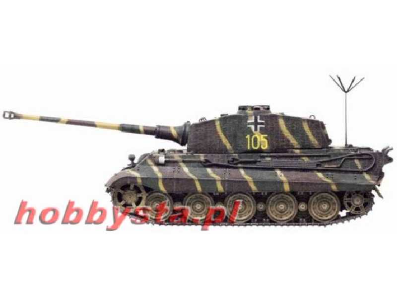 Kingtiger Henschel Turret w/Zimmerit Command Version - zdjęcie 1 Kingtiger Henschel Turret w/Zimmerit Command Version - zdjęcie 1