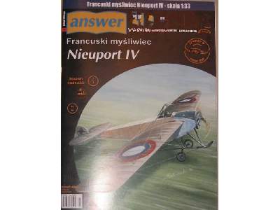 Francuski myśliwiec Nieuport IV - zdjęcie 1