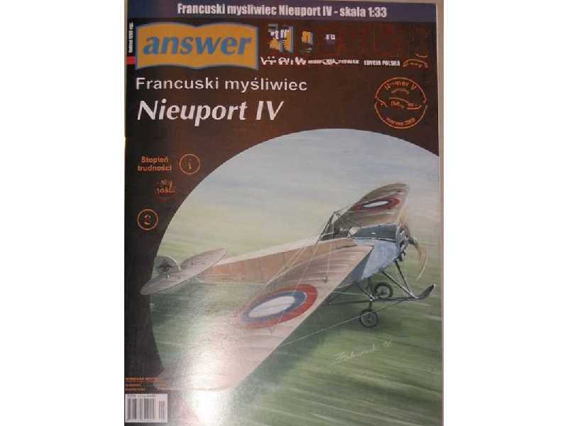 Francuski myśliwiec Nieuport IV - zdjęcie 1