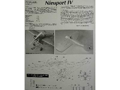 Francuski myśliwiec Nieuport IV - zdjęcie 3