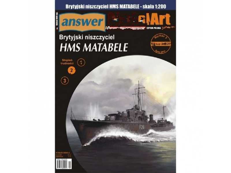 Brytyjski niszczyciel HMS Matabele - zdjęcie 1 Brytyjski niszczyciel HMS Matabele - zdjęcie 1