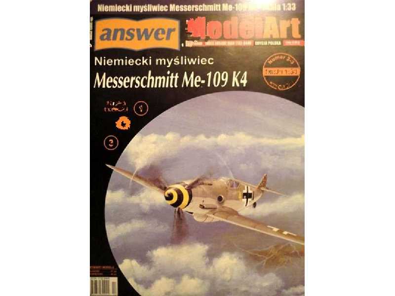 Niemiecki myśliwiec Messerschmitt Me-109 K4 - zdjęcie 1 Niemiecki myśliwiec Messerschmitt Me-109 K4 - zdjęcie 1