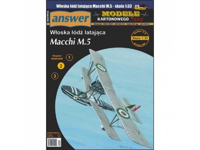 Włoska łódź latająca Macchi M.5 wydanie II - zdjęcie 1 Włoska łódź latająca Macchi M.5 wydanie II - zdjęcie 1