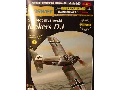 Samolot myśliwski Junkers D.I - zdjęcie 1