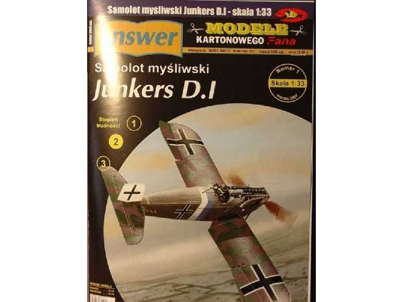 Samolot myśliwski Junkers D.I - zdjęcie 1 Samolot myśliwski Junkers D.I - zdjęcie 1
