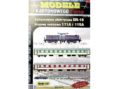 Lokomotywa elektryczna EM-10, Wagony osobowe 111A i 112A - zdjęcie 2