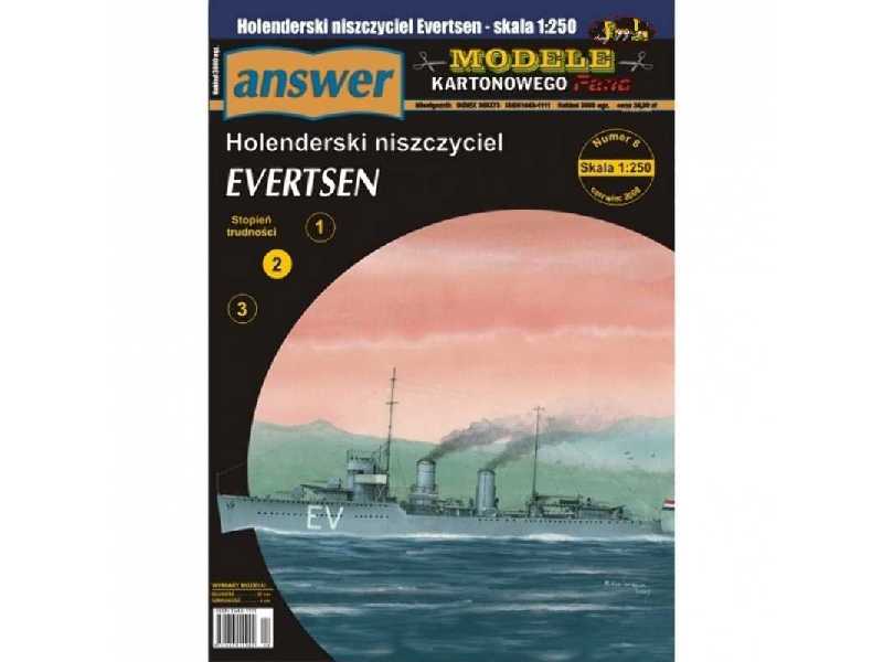 Holenderski niszczyciel Evertsen - zdjęcie 1 Holenderski niszczyciel Evertsen - zdjęcie 1
