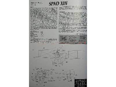 Samolot myśliwski SPAD XIII - zdjęcie 3