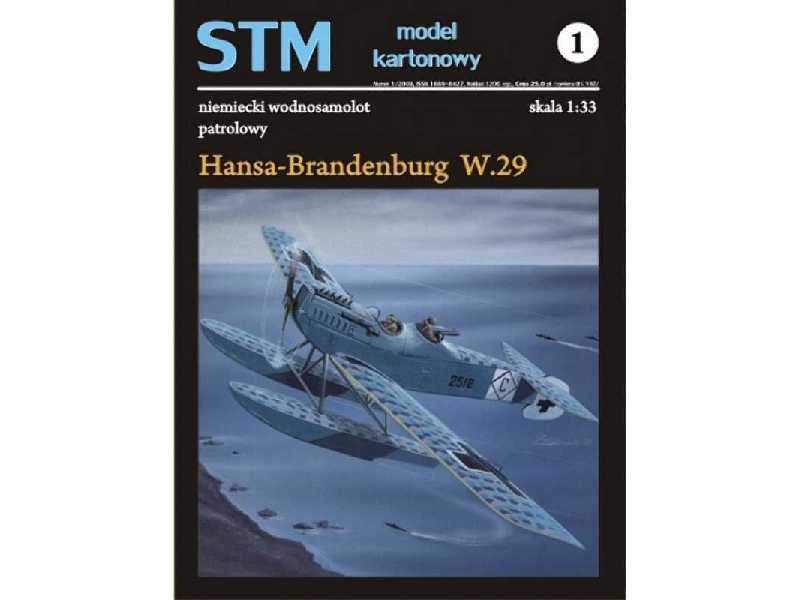 Niemiecki wodnosamolot patrolowy Hansa-Brandenburg W.29 numer 1 - zdjęcie 1 Niemiecki wodnosamolot patrolowy Hansa-Brandenburg W.29 numer 1 - zdjęcie 1