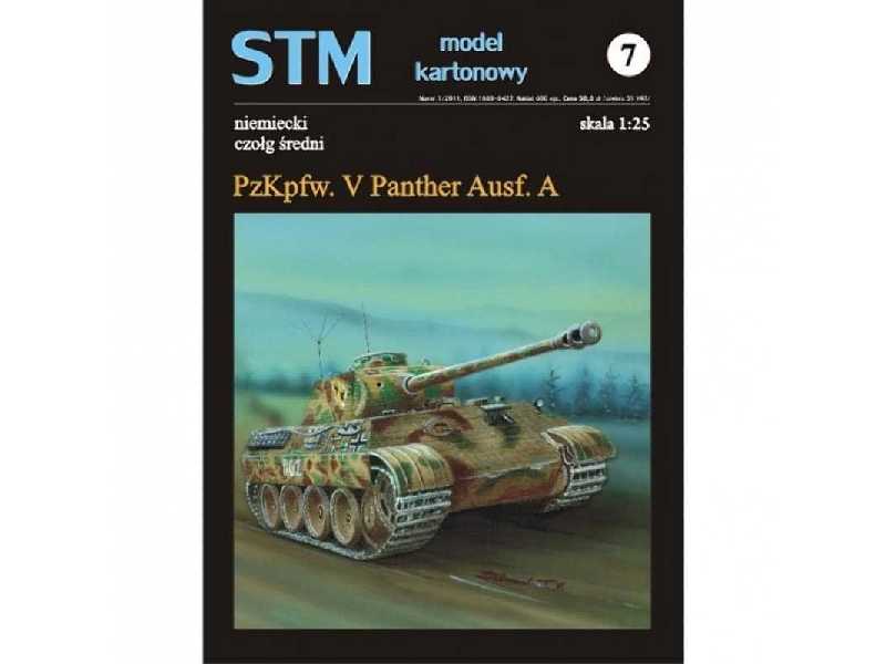 niemiecki czołg średni Panther Ausf. A numer 7 - zdjęcie 1 niemiecki czołg średni Panther Ausf. A numer 7 - zdjęcie 1