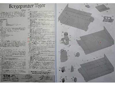 niemiecki wóz zabezpieczenia technicznego Bergepanzer Tiger nume - zdjęcie 8