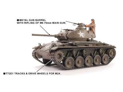 M24 Chaffee lekki czołg amerykański - zdjęcie 7