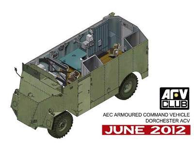 AEC Dorchester 4x4 ACV - brytyjski opancerzony wóz dowodzenia - zdjęcie 19