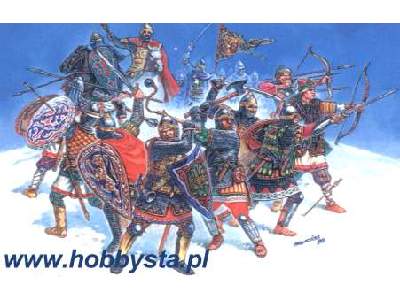 Figurki - Rosyjscy rycerze - XIII-XIV wiek - zdjęcie 1