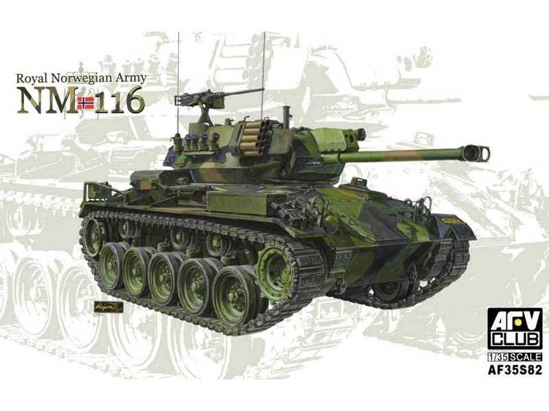 NM-116 (M24 Chaffee) - armia norweska - zdjęcie 1 NM-116 (M24 Chaffee) - armia norweska - zdjęcie 1