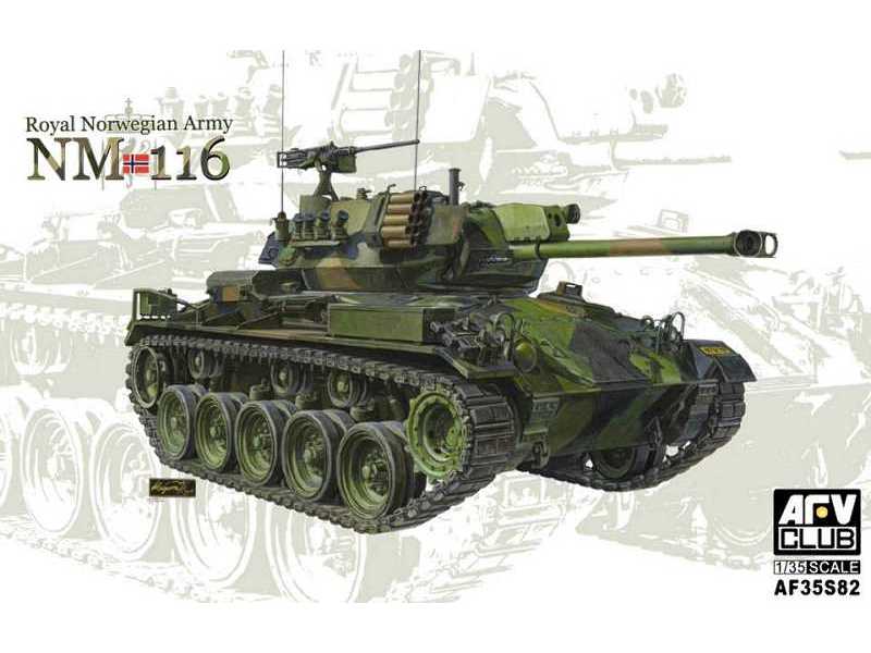 NM-116 (M24 Chaffee) - armia norweska - zdjęcie 1