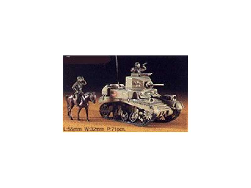 Czołg lekki M3 Stuart Mk. I - zdjęcie 1 Czołg lekki M3 Stuart Mk. I - zdjęcie 1