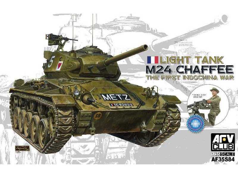 M24 Chaffee - armia francuska - I Wojna Indochińska - zdjęcie 1 M24 Chaffee - armia francuska - I Wojna Indochińska - zdjęcie 1