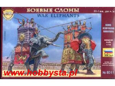 Figurki - Słonie bojowe - III - I w. p.n.e. - zdjęcie 1