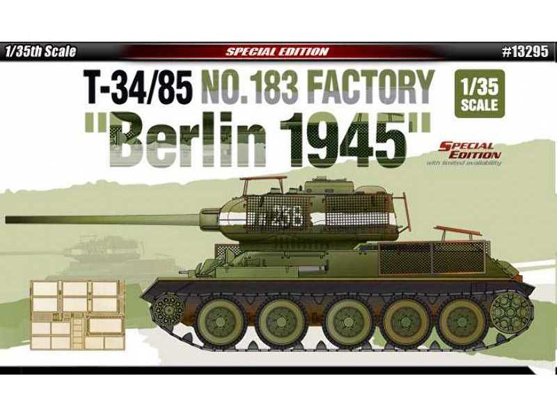 T-34/85 No.183 Factory - Berlin 1945 - zdjęcie 1 T-34/85 No.183 Factory - Berlin 1945 - zdjęcie 1