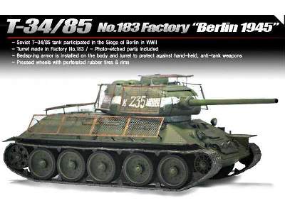 T-34/85 No.183 Factory - Berlin 1945 - zdjęcie 2