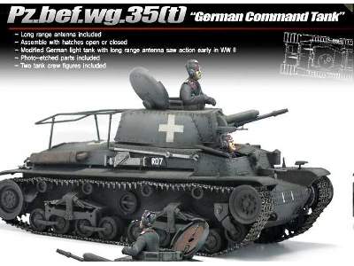 Pz.bef.wg.35(t) - niemiecki czołg dowodzenia - zdjęcie 2