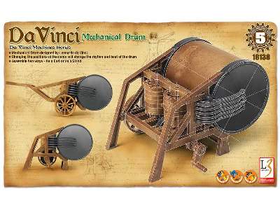 Leonardo Da Vinci - Mechaniczny bęben - zdjęcie 1