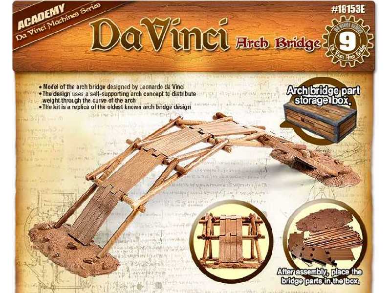 Leonardo Da Vinci - Most łukowy - zdjęcie 1 Leonardo Da Vinci - Most łukowy - zdjęcie 1