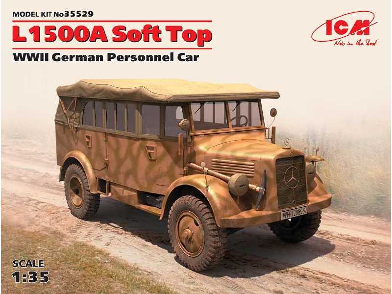 Mercedes L1500A Soft Top - niemiecki samochód osobowy - zdjęcie 1 Mercedes L1500A Soft Top - niemiecki samochód osobowy - zdjęcie 1