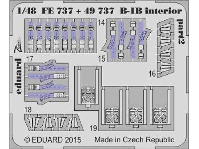 B-1B interior S. A. 1/48 - Revell - zdjęcie 2