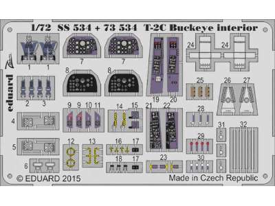 T-2C Buckeye interior 1/72 - Wolfpack - zdjęcie 1