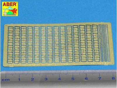 Zestaw numerów odlewniczych na gąsienice czołgu Panzer 38  - zdjęcie 2