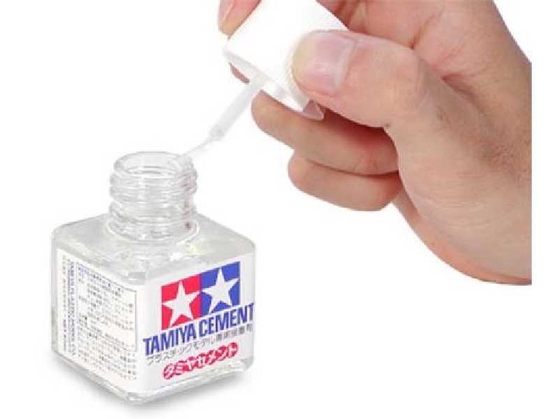 Klej TAMIYA CEMENT z pędzelkiem - 40 ml - zdjęcie 1 Klej TAMIYA CEMENT z pędzelkiem - 40 ml - zdjęcie 1