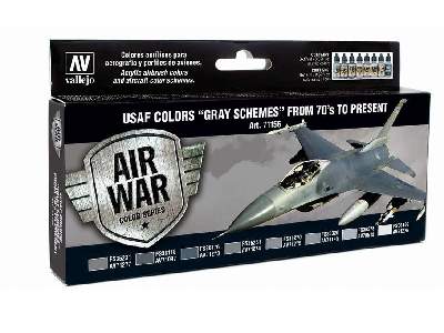 Zestaw farb Model Air - USAF Grey Schemes od lat 70-tych -8 farb - zdjęcie 1