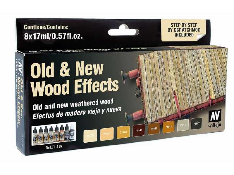 Zestaw farb Model Air - Old and New Wood Effects - 8 farb - zdjęcie 1 Zestaw farb Model Air - Old and New Wood Effects - 8 farb - zdjęcie 1