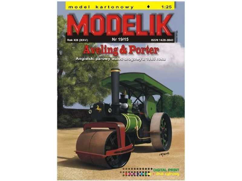 Aveling & Porter Angielski parowy walec drogowy z 1865r. - zdjęcie 1 Aveling & Porter Angielski parowy walec drogowy z 1865r. - zdjęcie 1