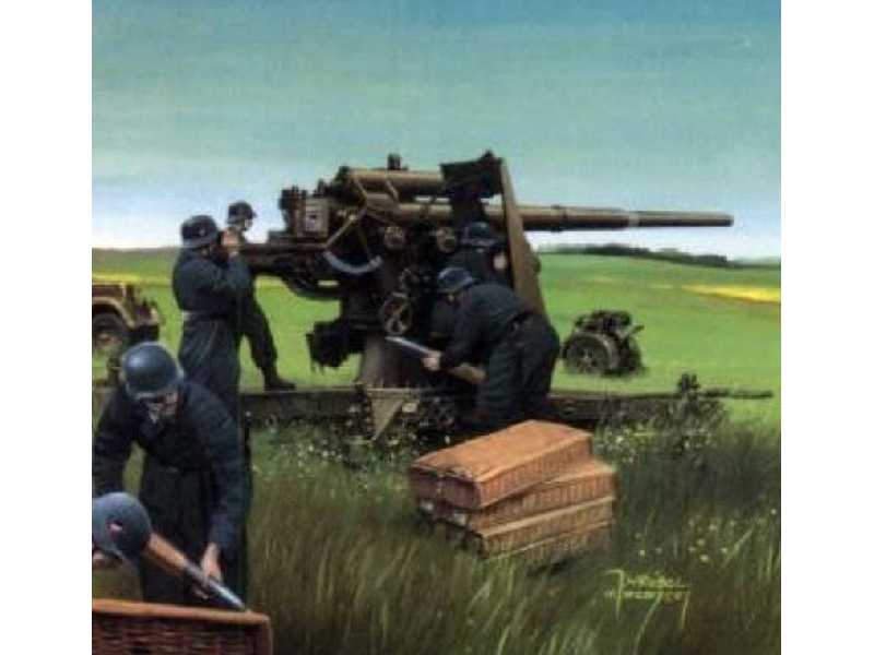 Niemiecka armata przeciwlotnicza Flak 36/37 - zdjęcie 1 Niemiecka armata przeciwlotnicza Flak 36/37 - zdjęcie 1