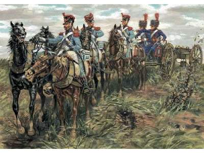 Figurki Francuska artyleria - 1815 - zdjęcie 1