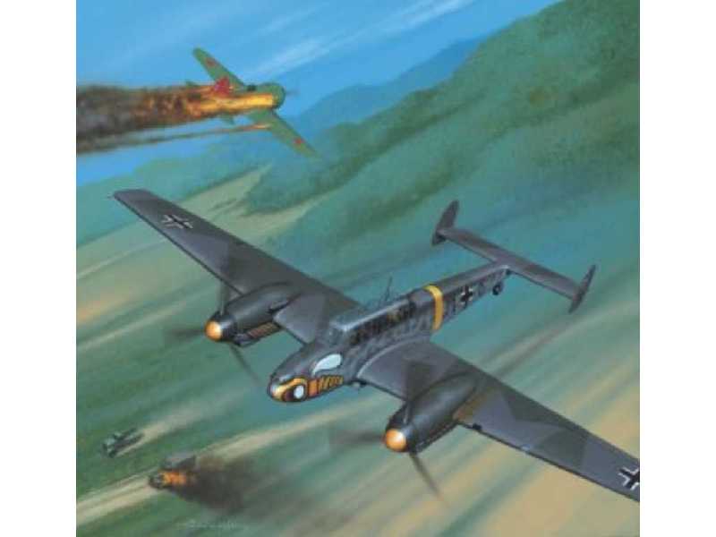 Niemiecki myśliwiec Messerschmitt Bf 110G-2 - zdjęcie 1 Niemiecki myśliwiec Messerschmitt Bf 110G-2 - zdjęcie 1