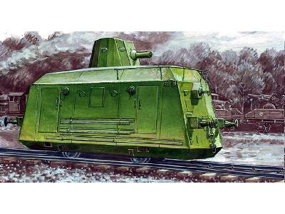 Sowiecki wagon pancerny (DTR)  - zdjęcie 1