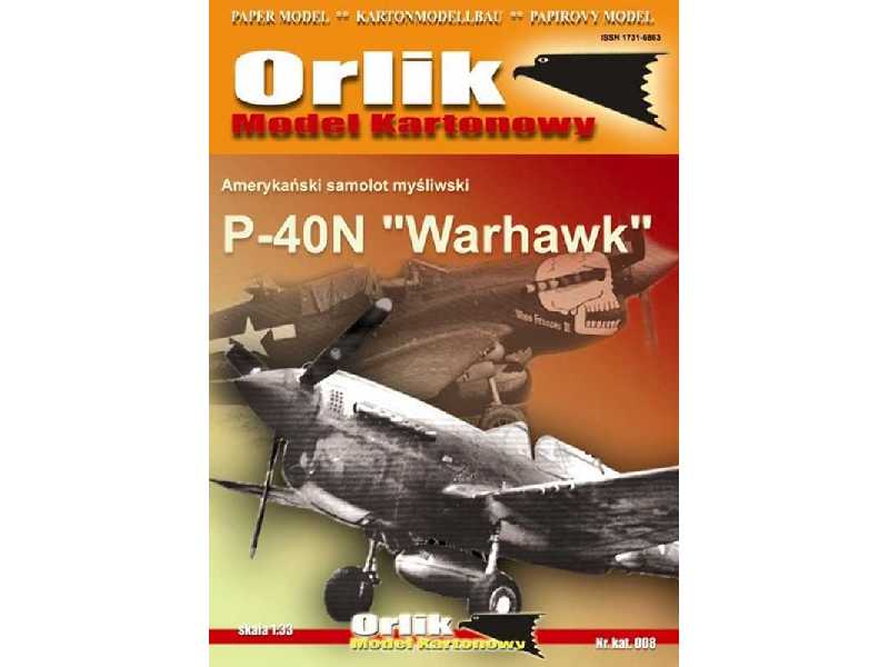 Samolot myśliwski - P-40N Warhawk - zdjęcie 1 Samolot myśliwski - P-40N Warhawk - zdjęcie 1