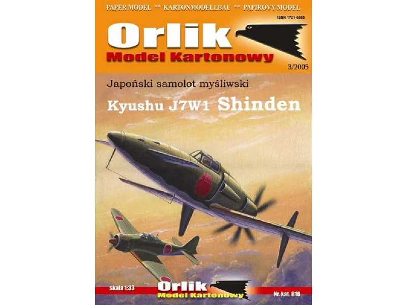Japoński samolot myśliwski Kyushu J7W1 Shinden - zdjęcie 1 Japoński samolot myśliwski Kyushu J7W1 Shinden - zdjęcie 1