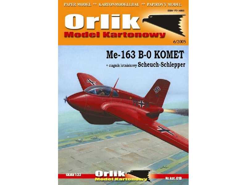 Samolot rakietowy Me-163 Komet + ciągnik lotniskowy Scheuch-Schl - zdjęcie 1 Samolot rakietowy Me-163 Komet + ciągnik lotniskowy Scheuch-Schl - zdjęcie 1