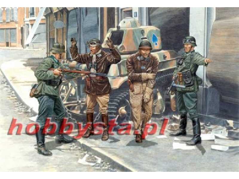 Figurki Niemiecka piechota pancerna - Francja 1940 - zdjęcie 1 Figurki Niemiecka piechota pancerna - Francja 1940 - zdjęcie 1