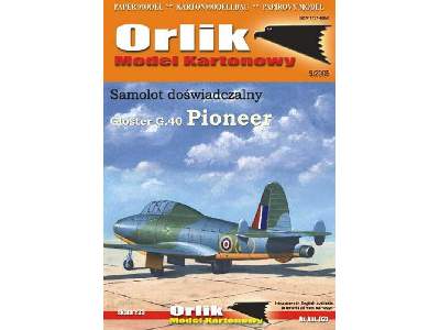 Brytyjski samolot odrzutowy Gloster G40 Pioneer - zdjęcie 1