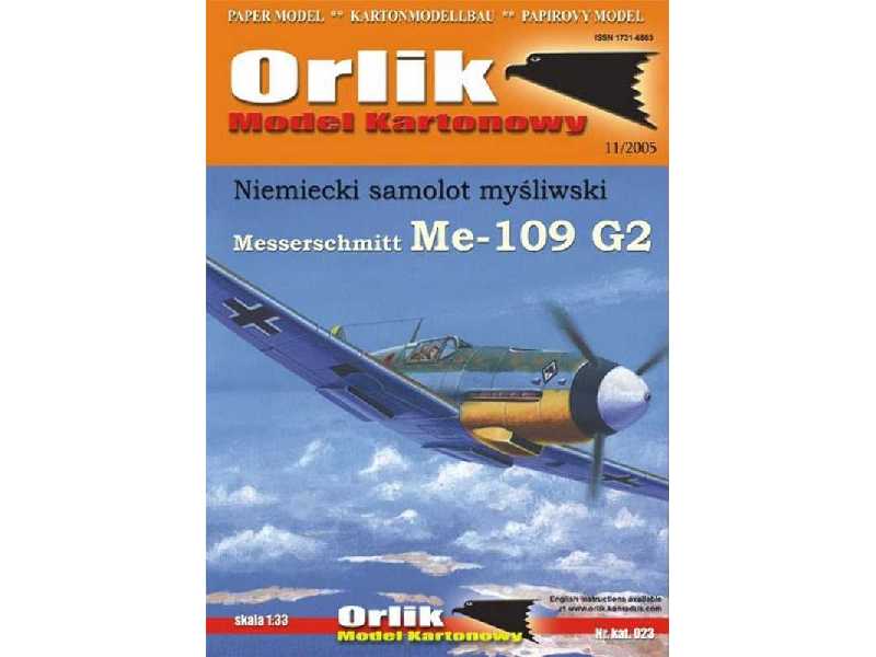 Niemiecki samolot myśliwski Messerschmitt Me-109 G-2 - zdjęcie 1 Niemiecki samolot myśliwski Messerschmitt Me-109 G-2 - zdjęcie 1